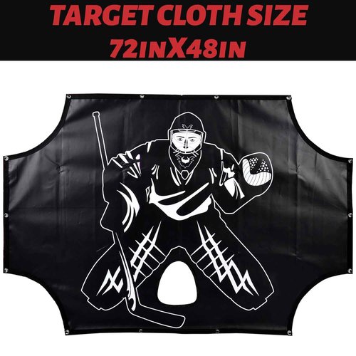 KAIDIDA Ice Hockey Shooting Goal Targets 72x48 in Lacross Targets Hitting Targets for Indoor Outdoor Training for Youth & Adult Players - Includes 1 Target