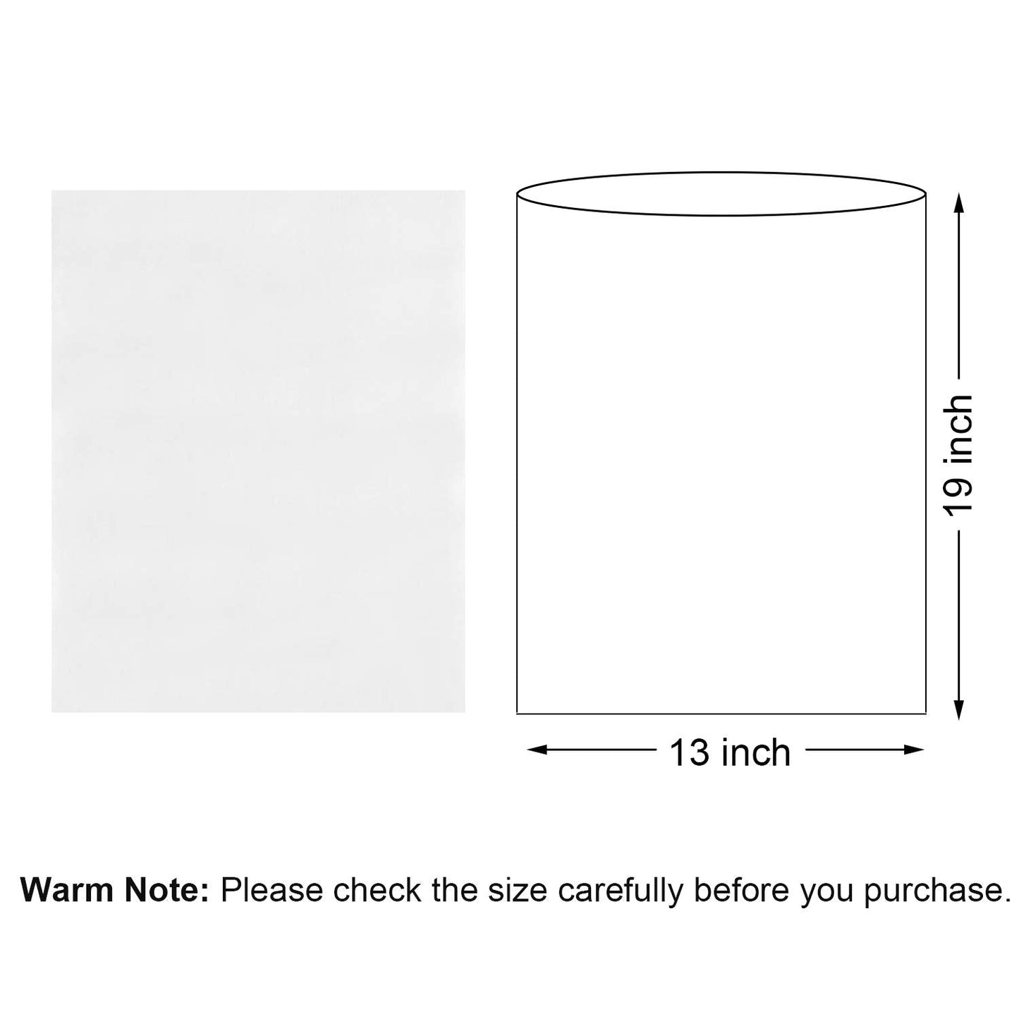 Shrink Wrap Bags,100 Pcs 13x19 Inches Clear PVC Heat Shrink Wrap for Gift Baskets