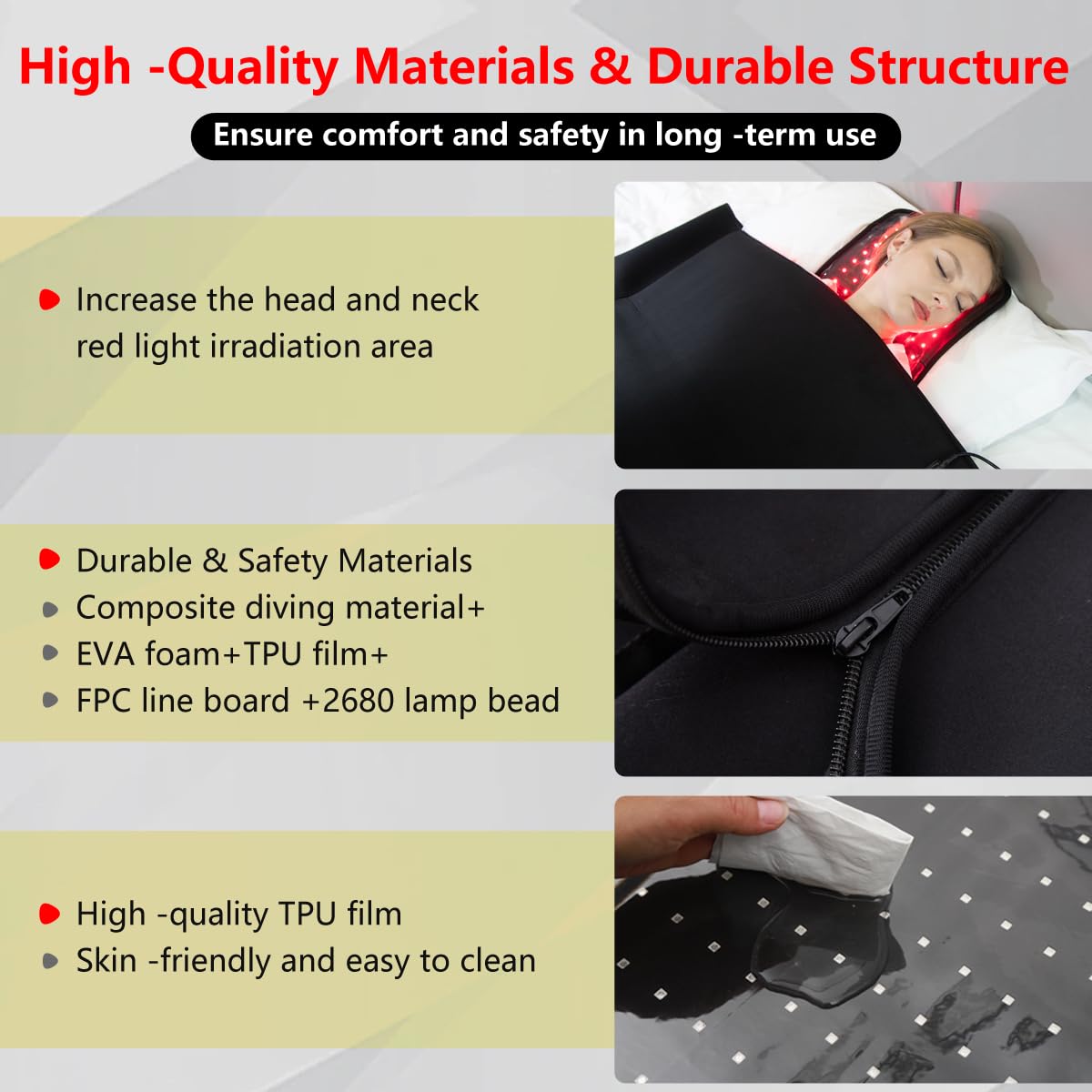 Full Body Infrared Red Light Therapy Blanket Bag with 2680pcs LEDs