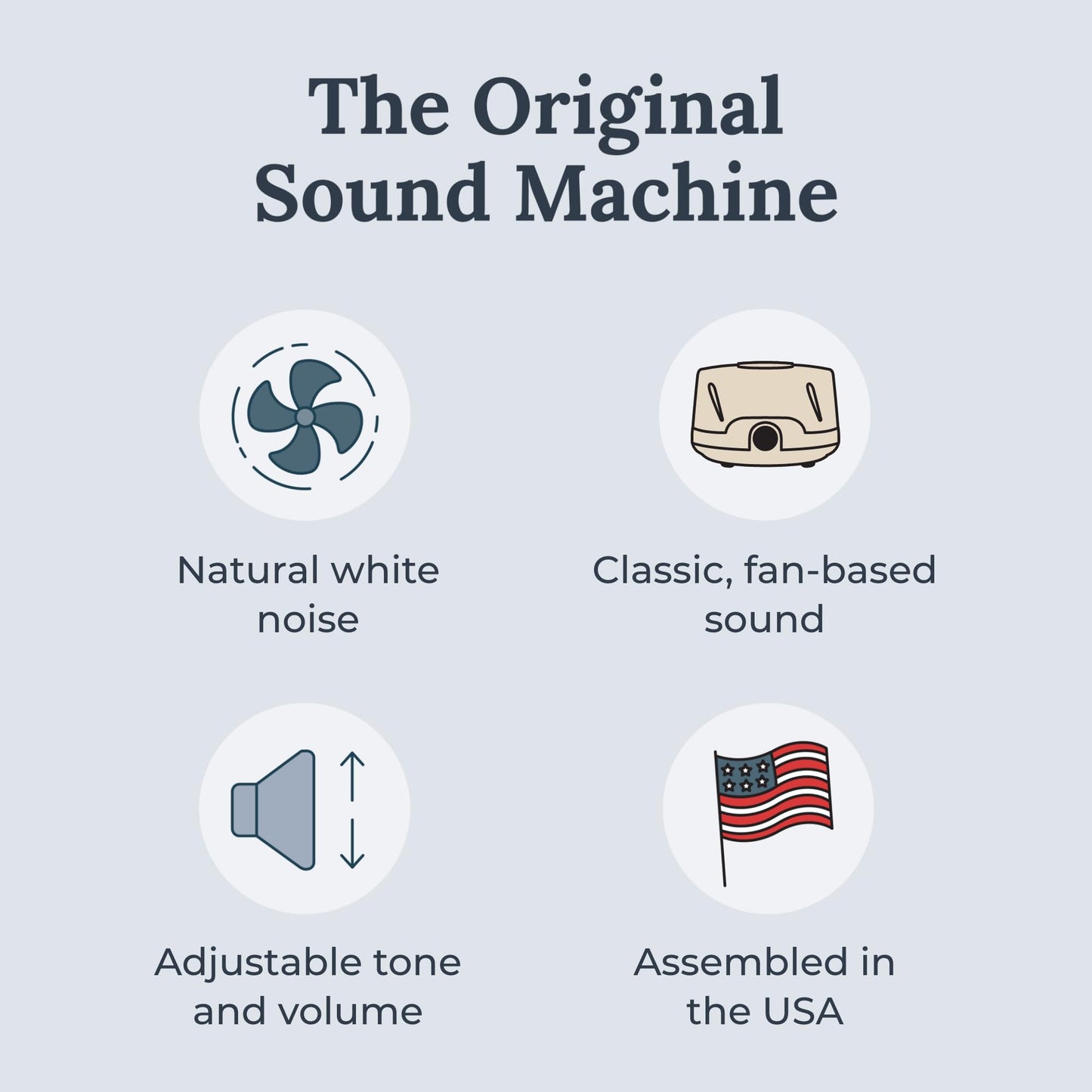 Yogasleep Dohm Classic (Tan) The Original White Noise Machine, Soothing Natural Sound from a Real Fan, Noise Cancelling for Office Privacy, Travel & Meditation, Sleep Therapy for Adults & Baby