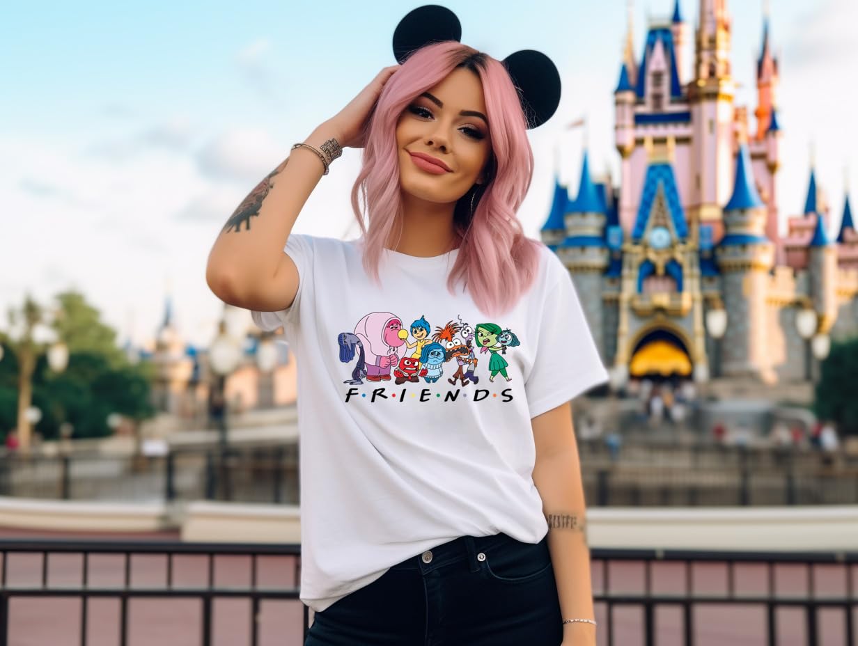 Inside Out 2 Character T-Shirt, Mental Health Shirt, Friends & Emotions Shirts - Kids & Adult Multi