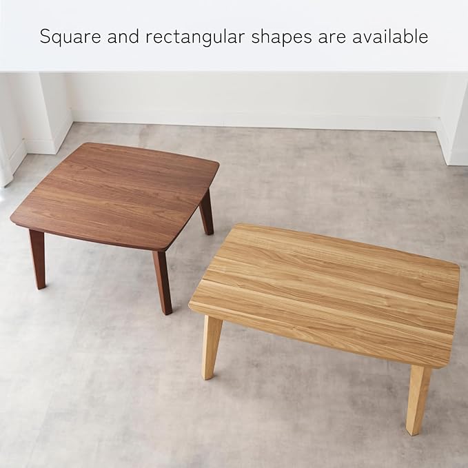 KEN JAPAN US-KLY Kotatsu Heater Table Low-Lying Dining and Work Desk (Rectangle W35.4 xD23.6 xH15.4 Inches,NA)