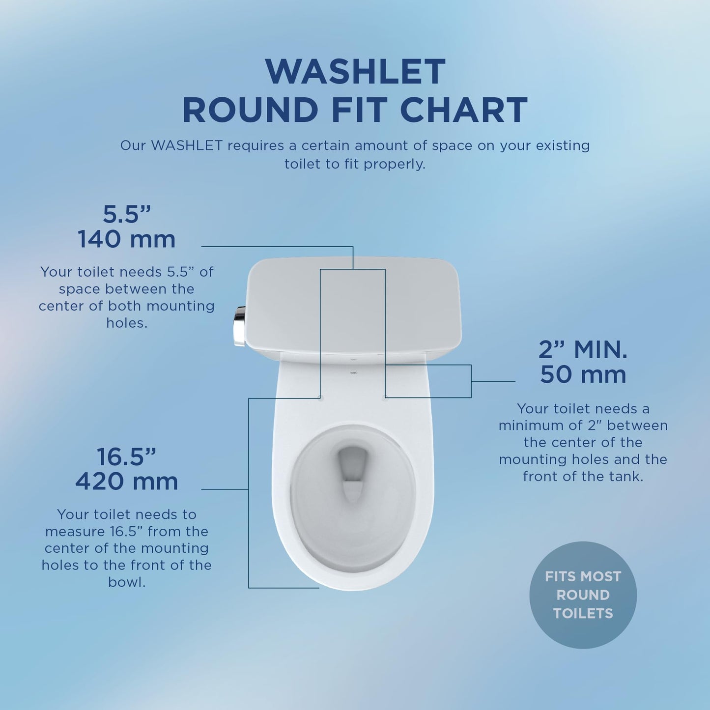 TOTO® WASHLET® KC2 Electronic Bidet Toilet Seat with Heated Seat and SoftClose Lid, Round, Cotton White - SW3023#01