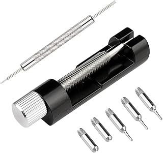 Watch Link Removal Kit, Tools to Adjust and Remove Bracelets,Pin Remover for Sizing Strap,Watch Band Adjustment Tool Kit w...
