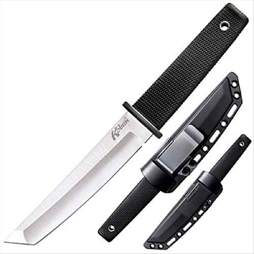 Cold Steel 17TZ Kobun, Black, One Size & Kyoto I / 6 5/8" Overall / 3 1/4" Blade Mini Japanese Tanto Point