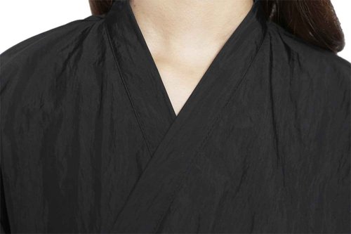 PERFEHAIR Salon Robes Smock for Clients, Pack of 5, Hair Salon Client Gown Cape, Black