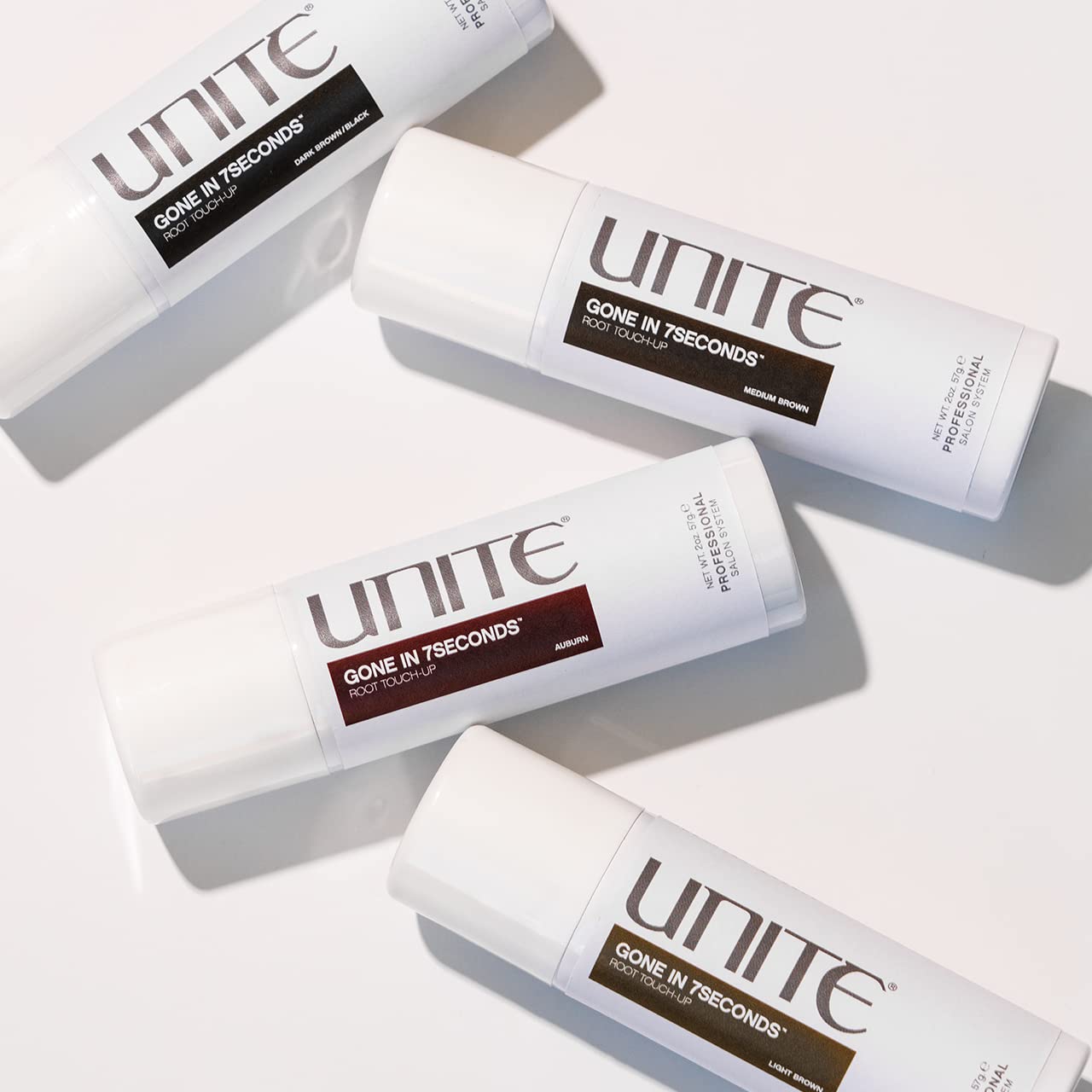 UNITE Hair - Gone in 7SECONDS Root Auburn - Temporary Root Concealer That Blends and Covers Grays - Ideal for All Hair Types, Au