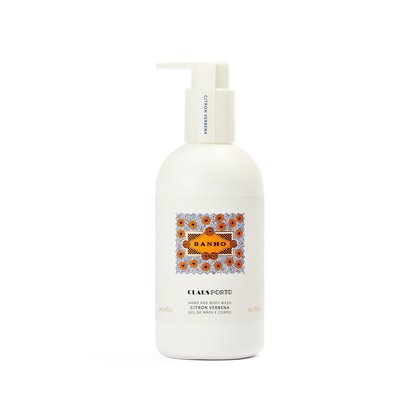 Claus Porto - Banho Citron Verbena Hand and Body Wash for Men + Women | 99% Natural Ingredients | Cleanse, Revive, Refresh All S
