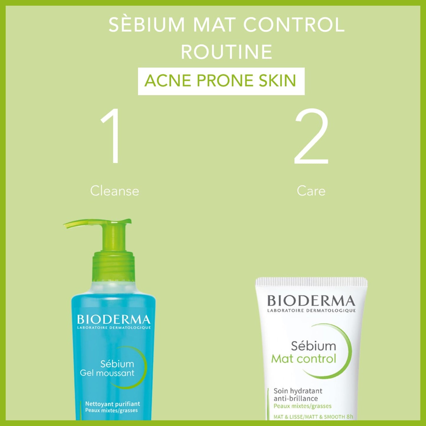 Bioderma - S bium - Mat Control Cream - Mattifying and moisturizing daily cream - for Combination to Oily Skin - 1 fl.oz.