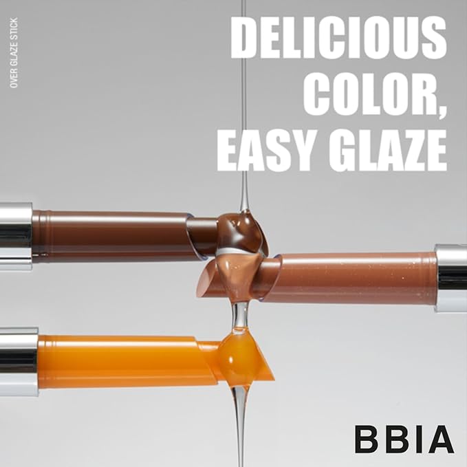 BBIA Over Glaze Stick - Lip Plumping Gloss Melting Balm Lipstick, Intensive Volume Up, High Shine & Glossy, Ultra Watery Moisturizing & Volumizing, Glowy Texture, Korean Lip Makeup (03 GRAPE GLAZE)