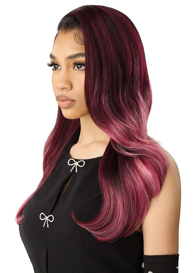 Outre Lace Front Wig -Perfect Hair Line 13X6 - True Frontal Peak Edge 708 (DR2/CREAMY TOFFEE)