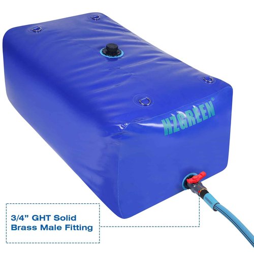 HZGREEN Water Bladder 1000L/260G Water Tank Storage Container Foldable Portable Large Capacity Soft Bag Suitable for Outdoor Easy to Carry Out