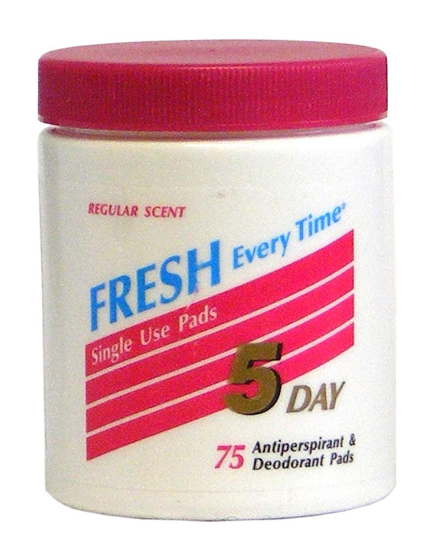 5-day Deodorant Pads, Reduces Underam Perspiration, 75Count