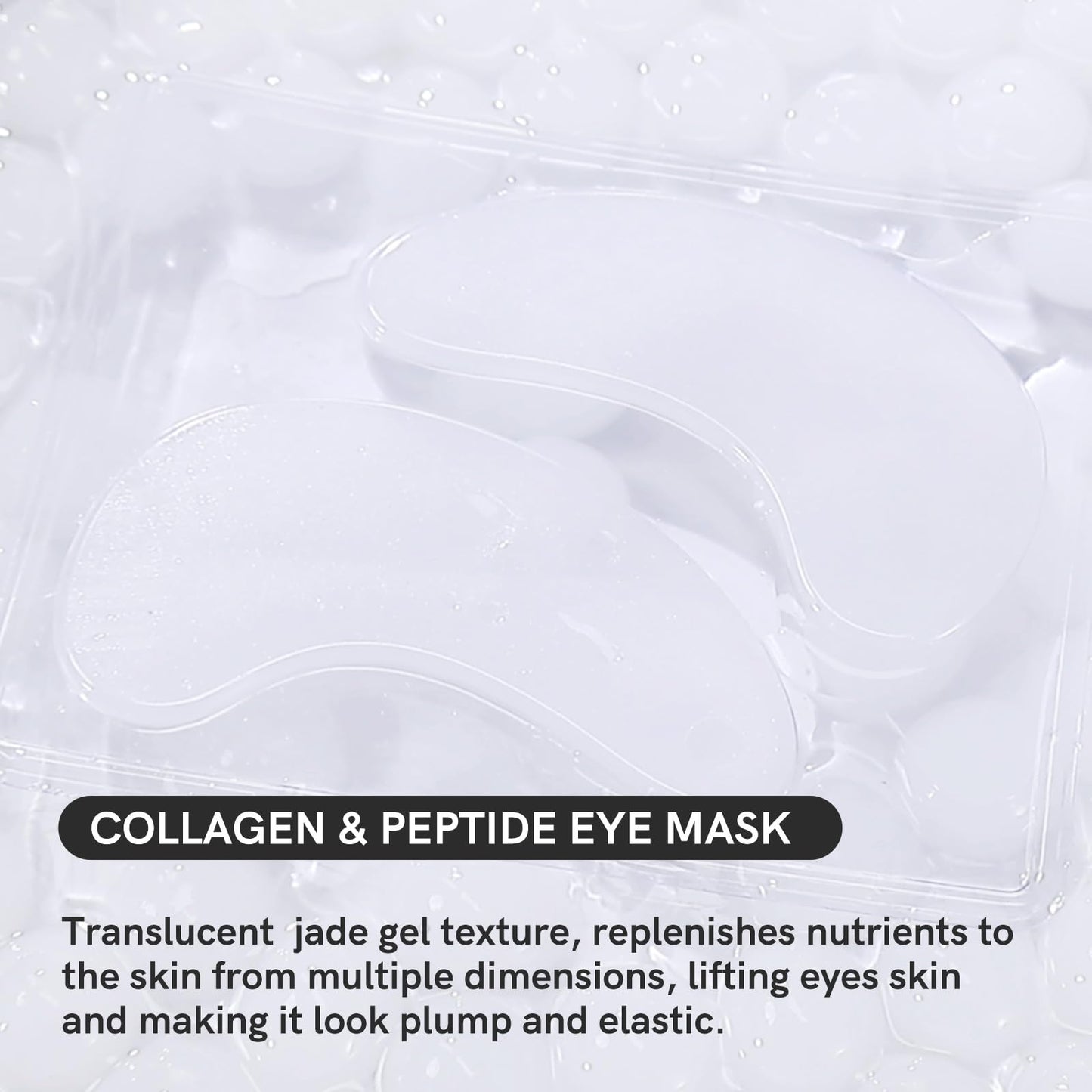 PEAUAMIE Under Eye Patches with Collagen and Peptide Eye Mask for Dark Circles and Puffiness,Face Mask Skin Care Products 30 Pai