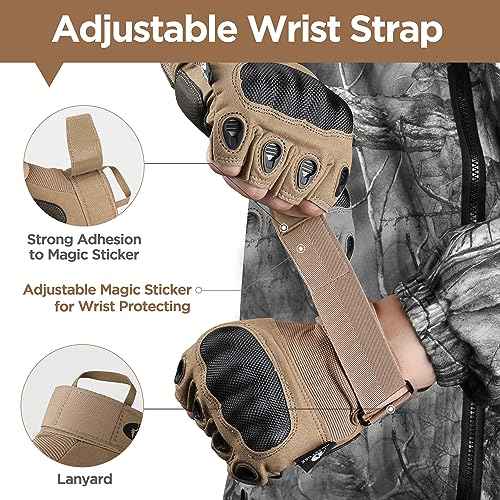 Mossy Oak Fingerless Tactical Gloves for Men and Women- Motorcycle Gloves for Tactical Shooting, Hunting, Cycling and Hiking