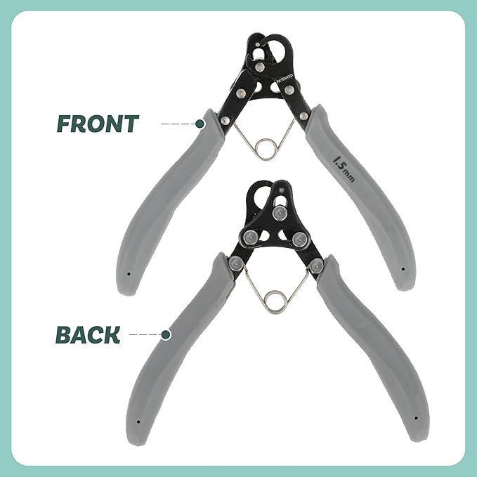 The Beadsmith One Step Looper – Create and Trim Consistent 1.5 mm Loops for Jewelry, Use With 18-26g Craft Wire