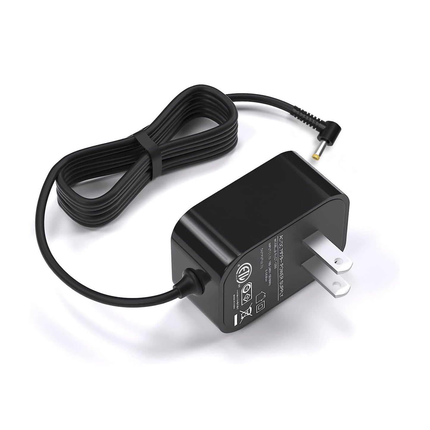 VHBW DC 9.5V Power Cord Compatible with Casio Keyboard ADE95100LU Compatible with Casio Keyboard Power Supply LK-135 WK-225 CTK-