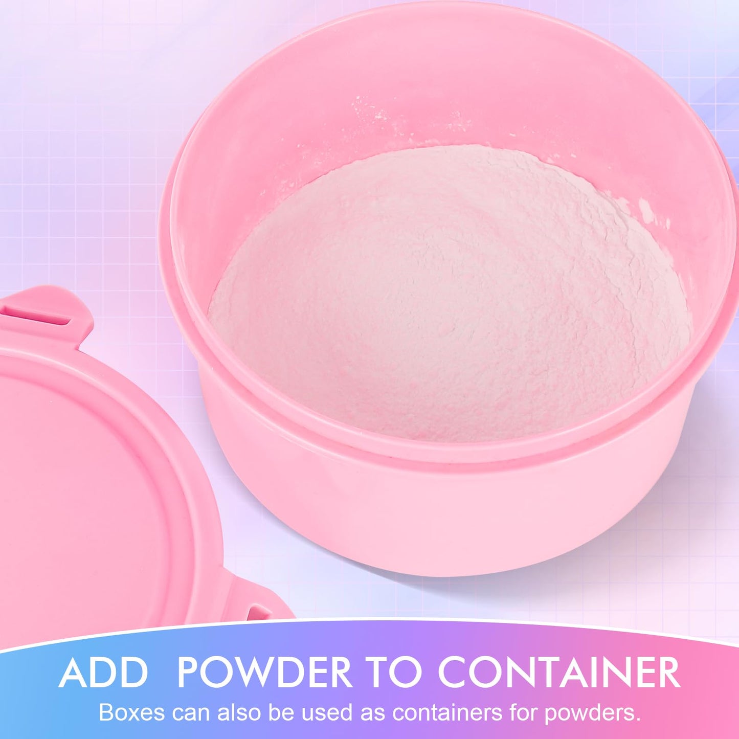 WSYUB Powder Puff, 6 Inch Body Powder Puff, Extra-Large Powder Puff,Soft Powder Puffs for Body Powder,White