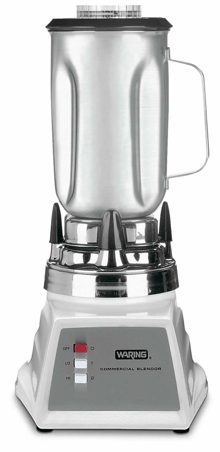 Waring Commercial 7011S 2-Speed Food Blender with Stainless Steel Container, 32-Ounce, Silver