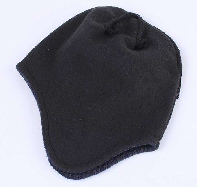 Connectyle Men's Knit Winter Hat with Ear Flaps Fleece Lined Beanie Warm Knitted Skull Cap Beanies Watch Hat