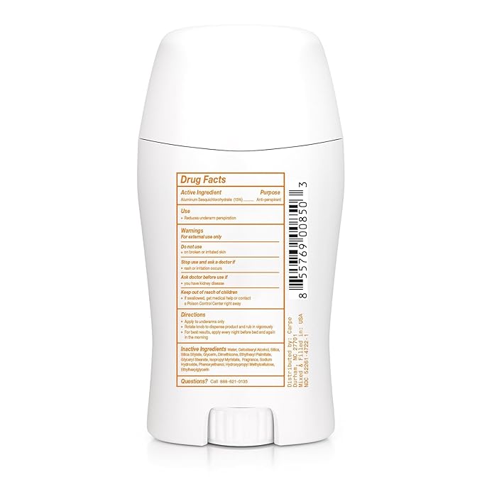 Carpe Underarm Antiperspirant and Deodorant, Clinical strength with Lavender Citrus scent, Combat excessive sweating Stay fresh and dry, Great for hyperhidrosis