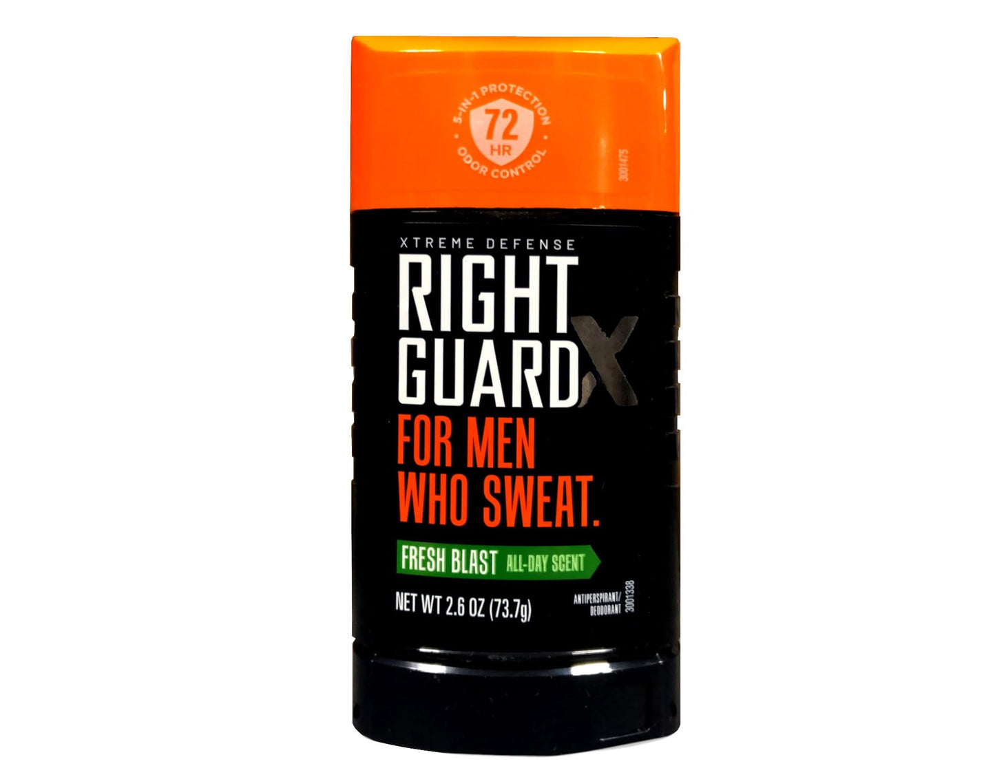 Right Guard Xtreme Defense 5 Anti-Perspirant & Deodorant, Fresh Blast 2.60 oz