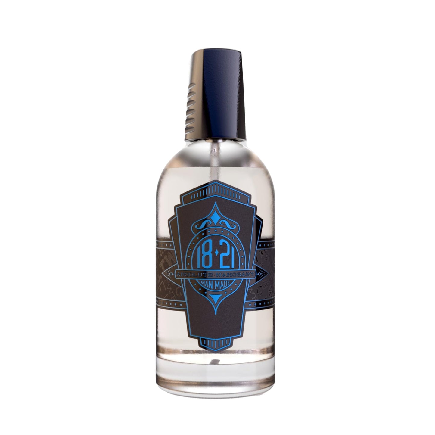 18.21 Man Made Men’s Cologne, Absolute Mahogany Fragrance, 3.4 fl. oz - Long-Lasting Eau de Parfum for Men, Sweet Scent with Woodsy Undertones - Eau de Toilette with Masculine Aromatics