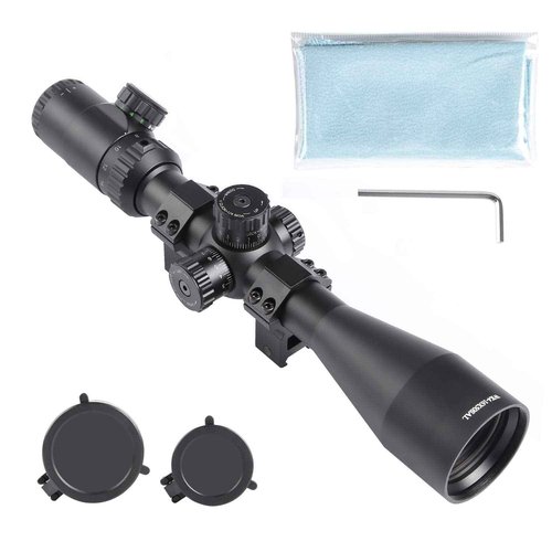 FSI Rifle Scope 4-16X50 Hunting Rifle Scope Red, Green Illuminated Reticle 30mm Tube Second Focal Plane MK 4-16X50 SAL
