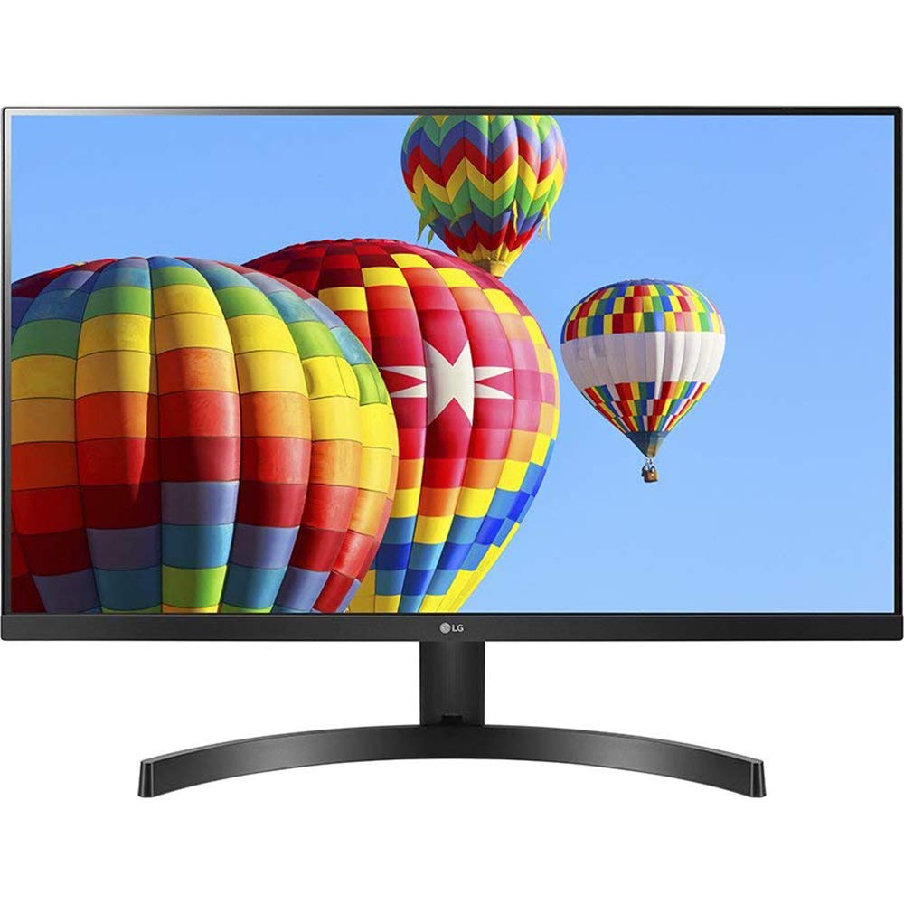 LG IPS Monitor 27" FHD (1920 x 1080) Display, 75 Hz Refresh Rate, Borderless Frame, Smart Energy Saving, Dual HDMI, FreeSync - Black