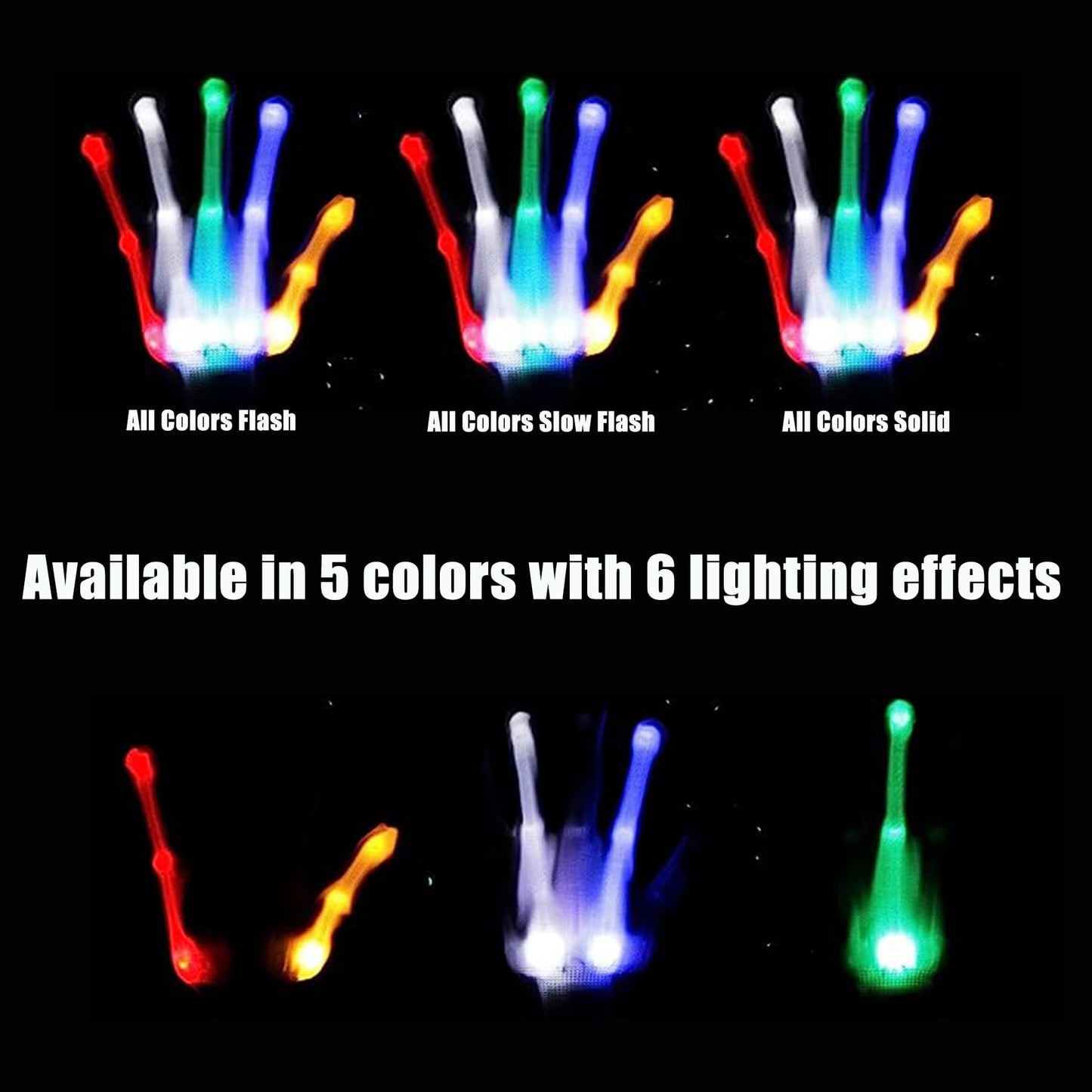 VICAITOYS Toys for Ages 8-13 LED Gloves Toys for Boys Age 8-10 Light Up Gloves, Light Up for Kids Birthday Easter Gift Cool Fun Toys for 8-13 Year Old
