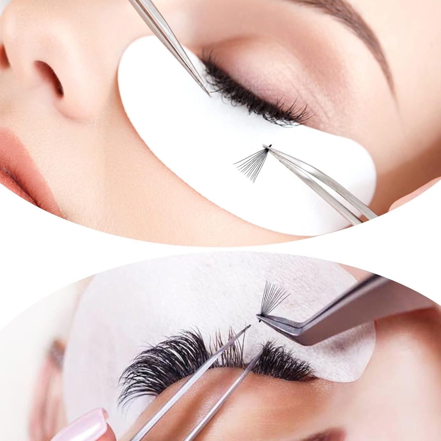 Premade Fans for Lash Extension: 8P, Wendy, Handmade Fans, Pre-made, For Lash-Artists, D, 9-16mm