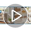 CHOEZON Folding Dining Table, Movable Dining Table, Kitchen Table for Small Space, Foldable and Expandable Desk Furniture ...