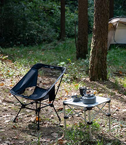 iClimb 1 Triangular Frame Anti-Sinking Chair and 1 Square Frame Chair Bundle, Ultralight Compact for Adults Outdoor Campin...