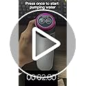 BIMVER Water Dispenser for 5 Gallon Bottle, 600ml Quantitative Water Pump,2 Colors Power Light,Portable USB Charging Elect...