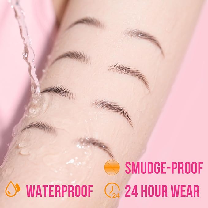 iMethod Curved Eyebrow Pen and Eyebrow Gel - Eyebrow Pencils for Women with Natural Hair Like Strokes, Brow Gel Clear for Soft Full Brows, Waterproof, All-Day Defined, Blonde