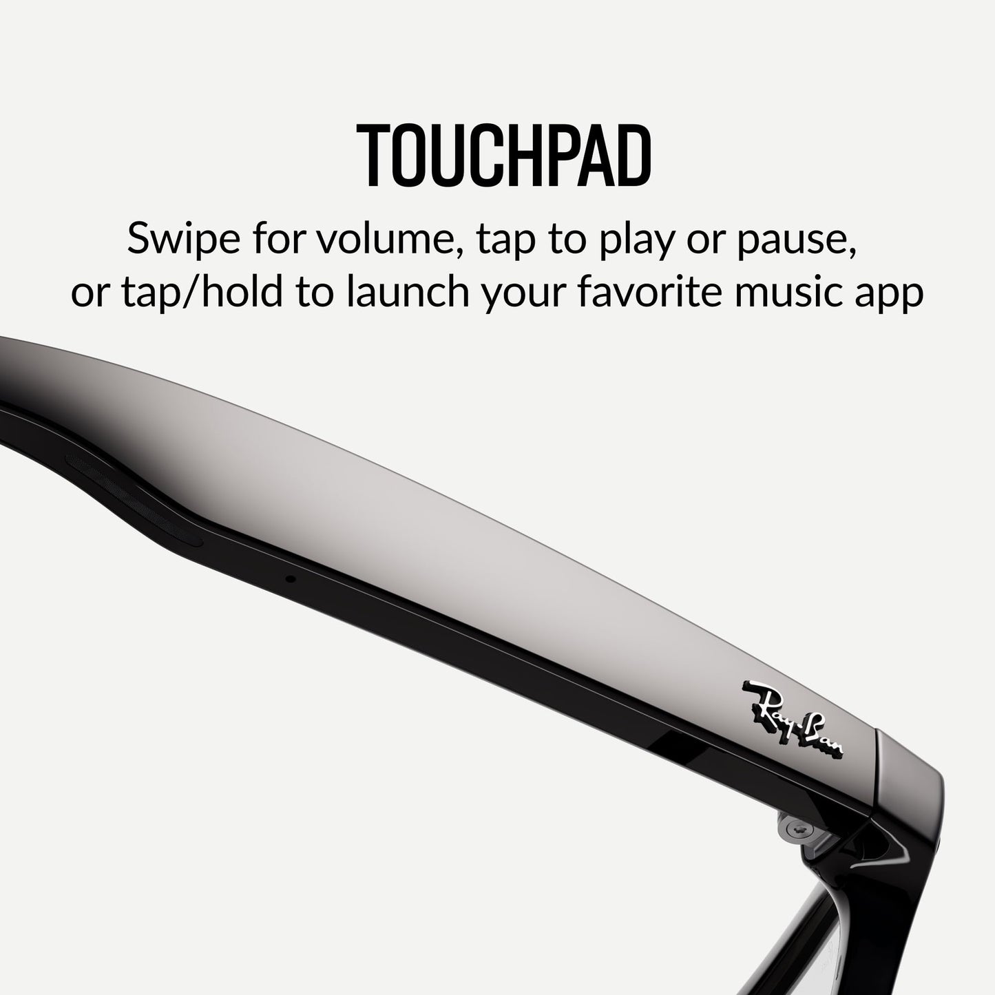 Meta Ray-Ban Glasses, Wayfarer, Shiny Black | 12 Mp Ultra-Wide Camera For Hd Photos And Video - Open Ear Speakers For Music, Pod