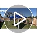 Foristrail Pop Up Canopy Tent Instant Shelter, Portable Outdoor Sun Shade (Light Blue, 10x10 with Sidewalls)