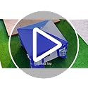 Yaheetech 10x10 FT Pop Up Canopy Tent with 4 Side Walls & One-Push Setup & Roller Bag, Outdoor Heavy-Duty Instant Event Te...