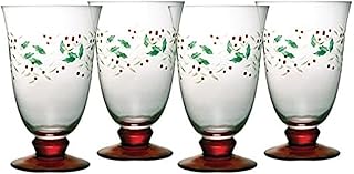Pfaltzgraff Winterberry Set of 4 Water Goblets, 14 Ounce