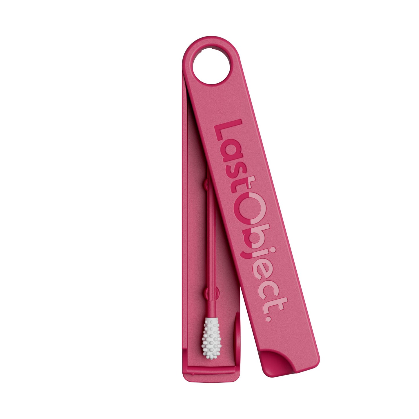 LastSwab® Reusable Cotton Swabs for Ear Cleaning - The Sustainable and Sanitary Alternative to Single-Use Q Tips - Zero Waste and Easy to Clean - Comes with a Convenient Travel Case Holder - Peach