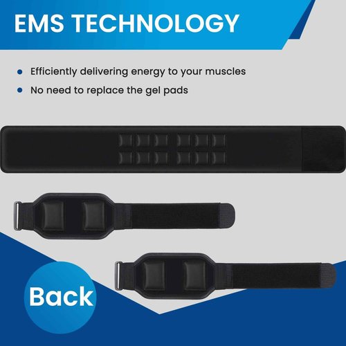 Smiofo ABS Stimulator, Muscle Machine Workout Equipment, Ab Toning Belt Muscle Toner Fitness Training for Abdomen/Arm/Leg, Ab Trainer for Home Body Shape