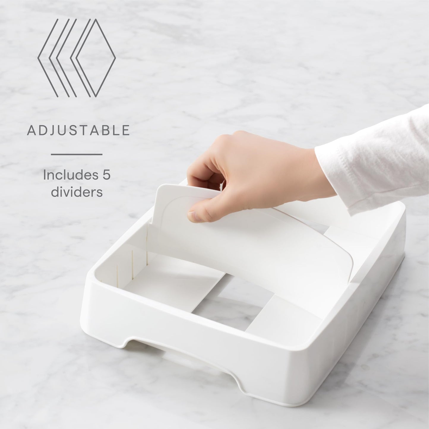 YouCopia StoraLid Adjustable Food Container Lid Organizer for Kitchen Cabinet Storage, Small, 2-Pack