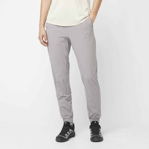 Salomon Women's Wayfarer Ease Outdoor Pants, Frost Gray, M