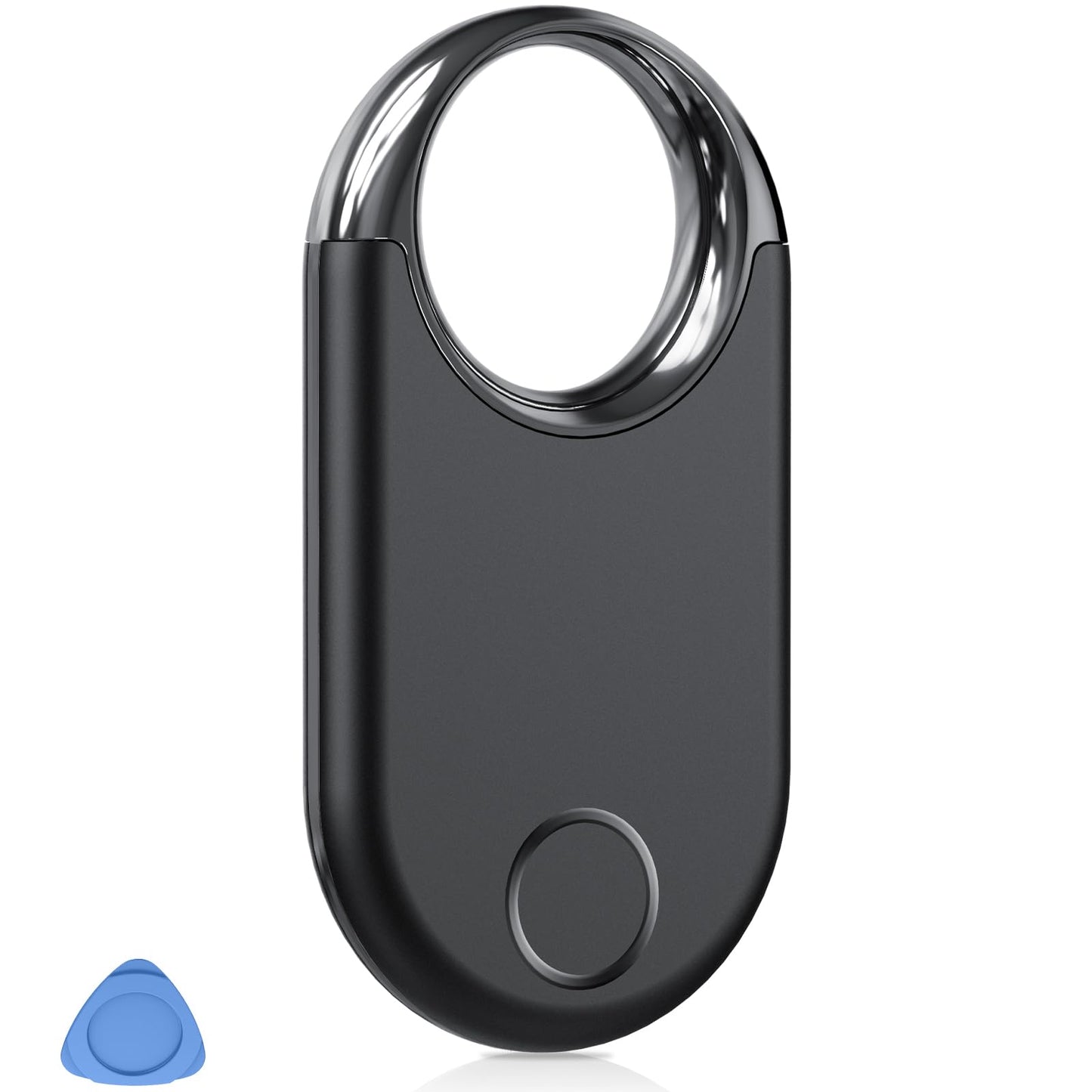 Hendari Air Tracker Tag 1 Pack, Black - Bluetooth 5.3 Tracker and Item Finder Work with Apple Find My (iOS/iPadOS/MacOS Only), L