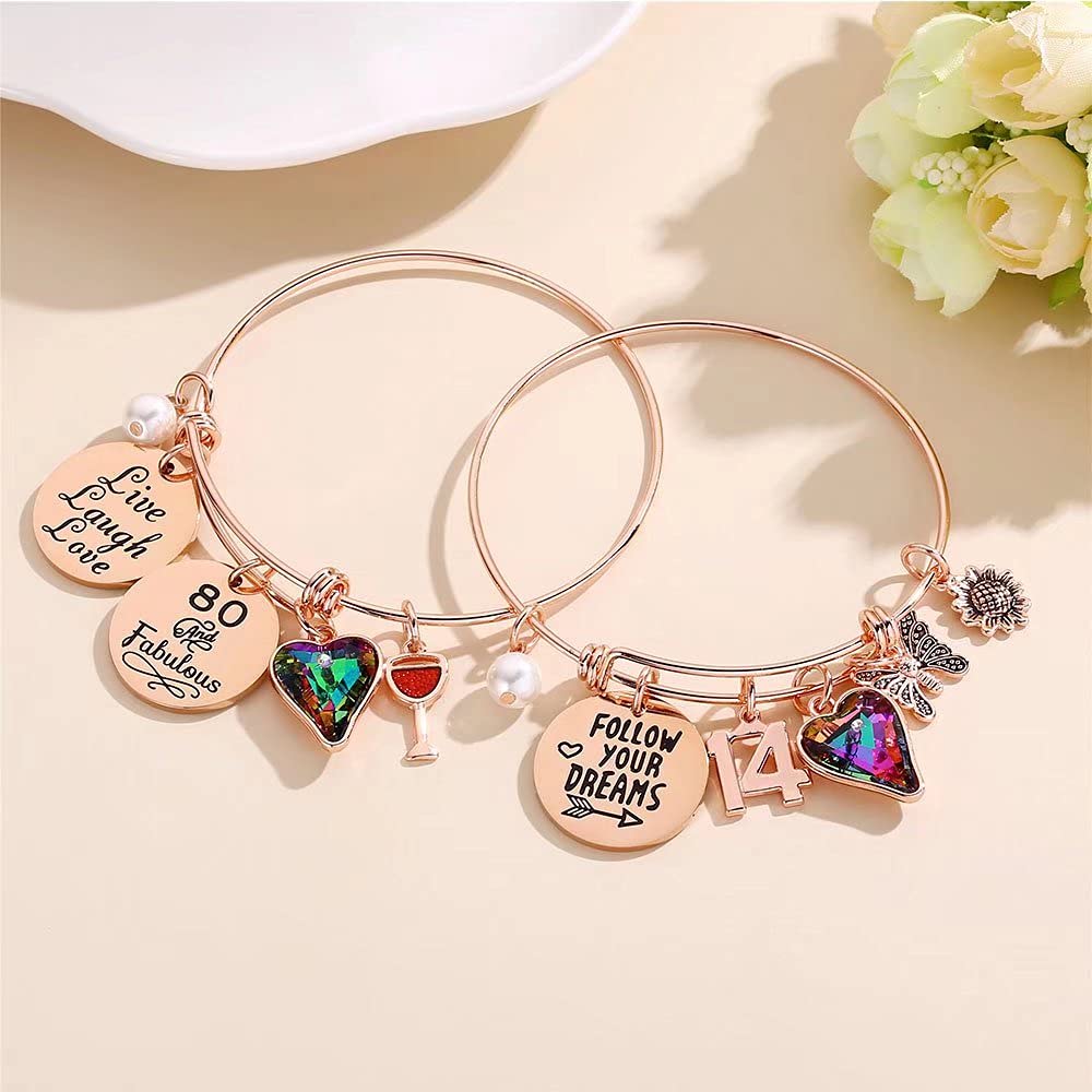 Ursteel 11 Year Old Girl Gifts for Birthday, 11th Birthday Gifts for Daughter Granddaughter Niece Cousin Bracelets Birthday Gift