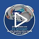 Dixie Medium Paper Plates, 8.5 Inch, 90 Count, 2X Stronger*, Microwave-Safe, Soak-Proof, Cut Resistant, Disposable Plates ...
