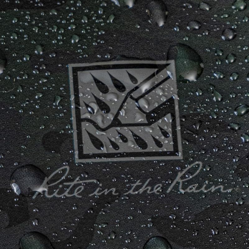 Rite in the Rain Weatherproof Top Spiral Notebook, 3”x 5”, NightHawk Camo Cover, Universal Pattern, 3 Pack (No. NHC35-3)