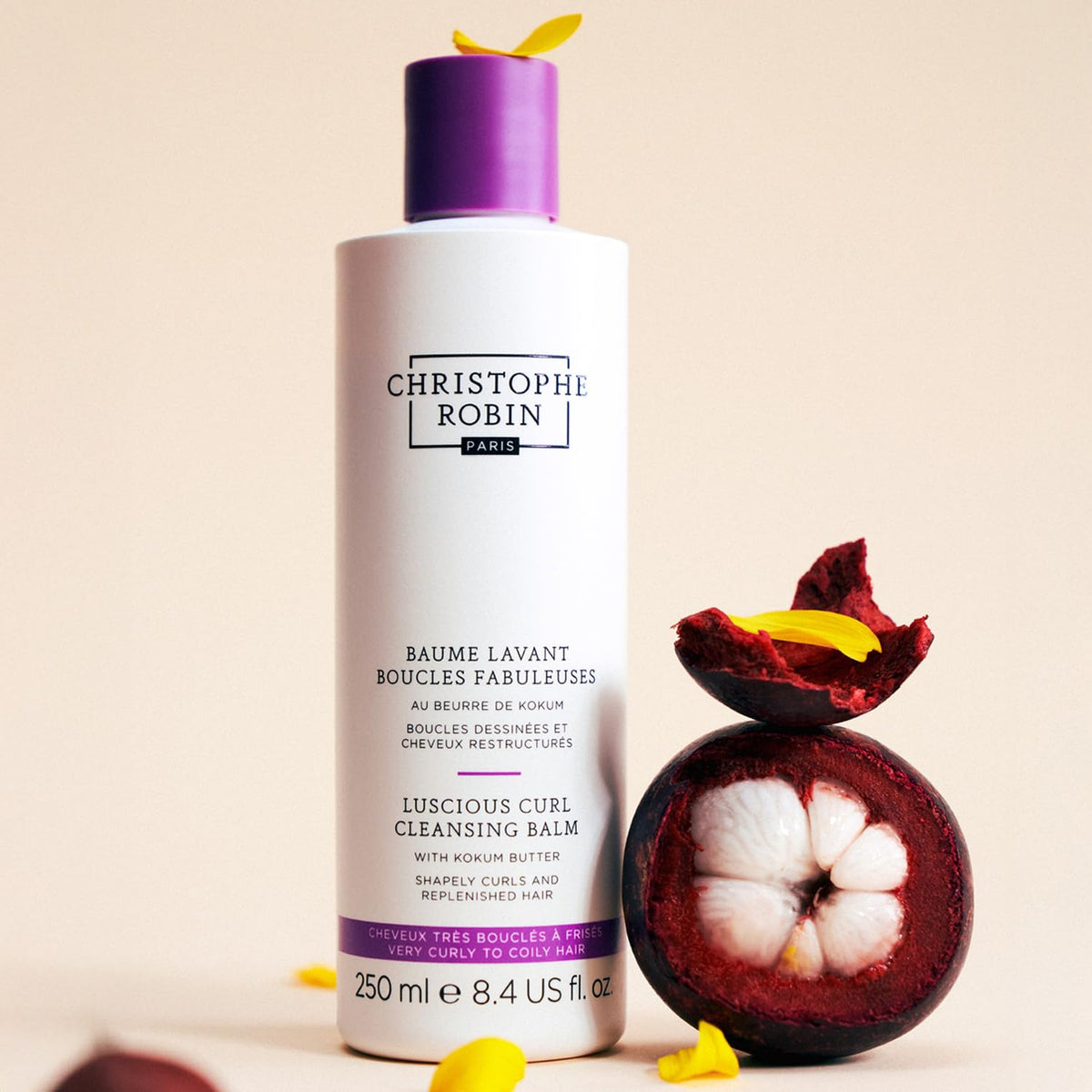 Christophe Robin Luscious Curl Cleansing Balm With Kokum Butter for Curly to Coily Hair 8.4 fl. oz