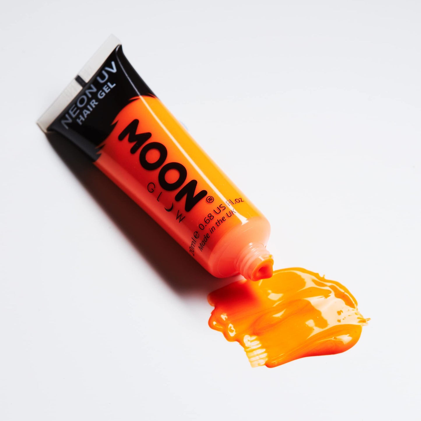 Moon Glow - Blacklight Neon UV Hair Gel - 0.67oz Set of 5 tubes - Temporary wash out hair color - Spike and Glow!