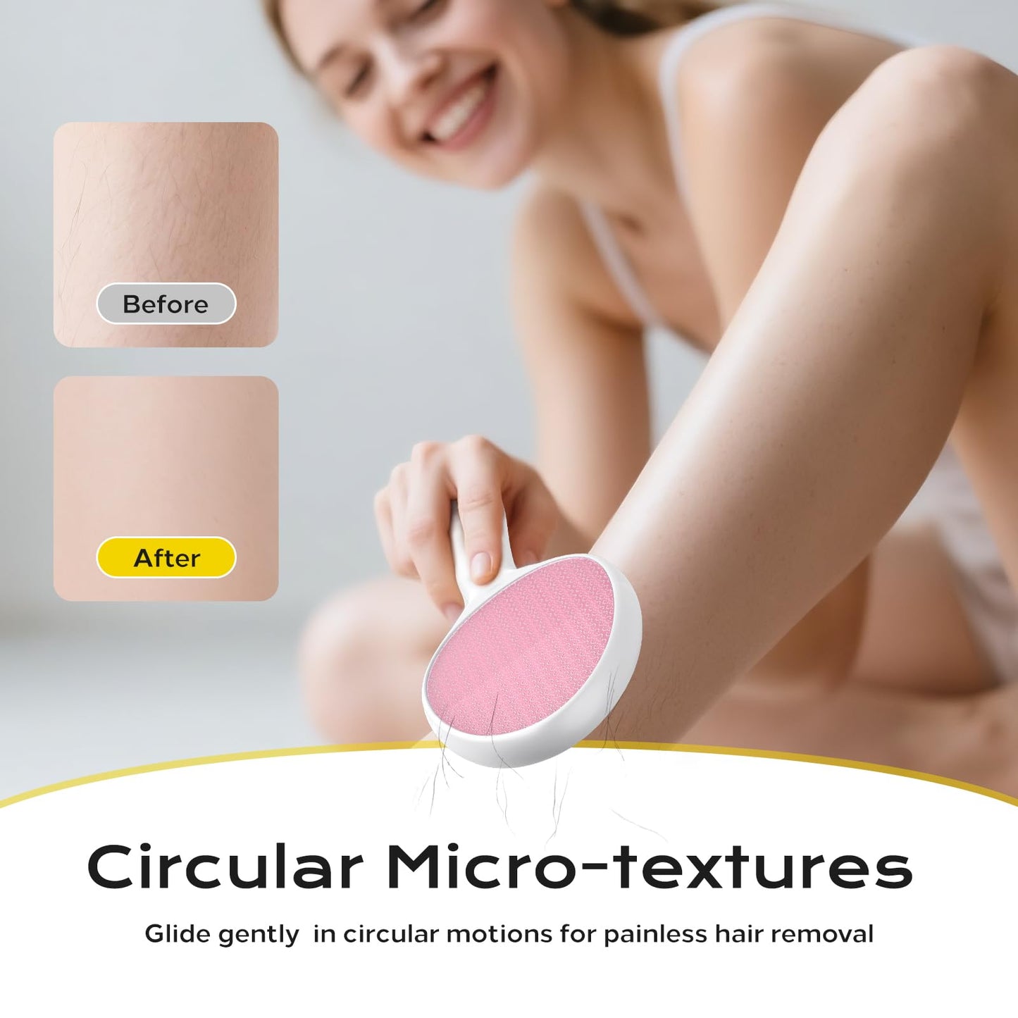 yomanta Foot File, Nano Glass Foot File Callus Remover with Handle, 2-in-1 Foot Scrubber Dead Skin Remover, Gentle Exfoliation F